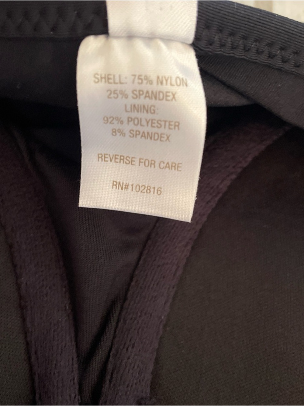 Garnet Hill Signature Surplice Wrap Front Swim Dress Black Size 12 One Piece - Picture 9 of 14